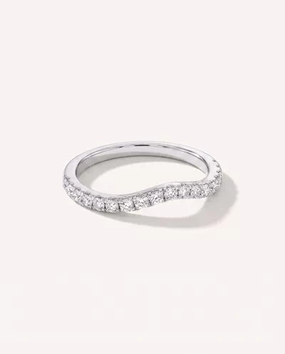 Betsy Petite Curved Lab Pavé Band