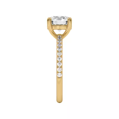 Betsy Petite Pavé Engagement Ring