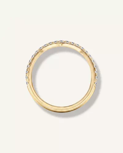 Betsy Petite Curved Lab Pavé Band
