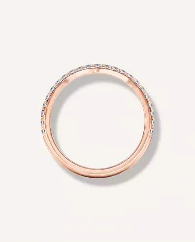 Betsy Petite Curved Pavé Band