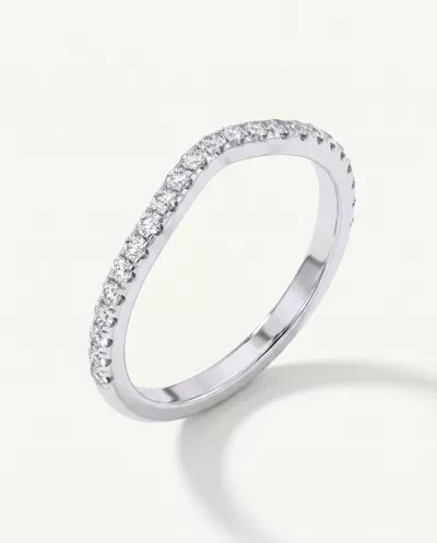 Betsy Petite Curved Pavé Band