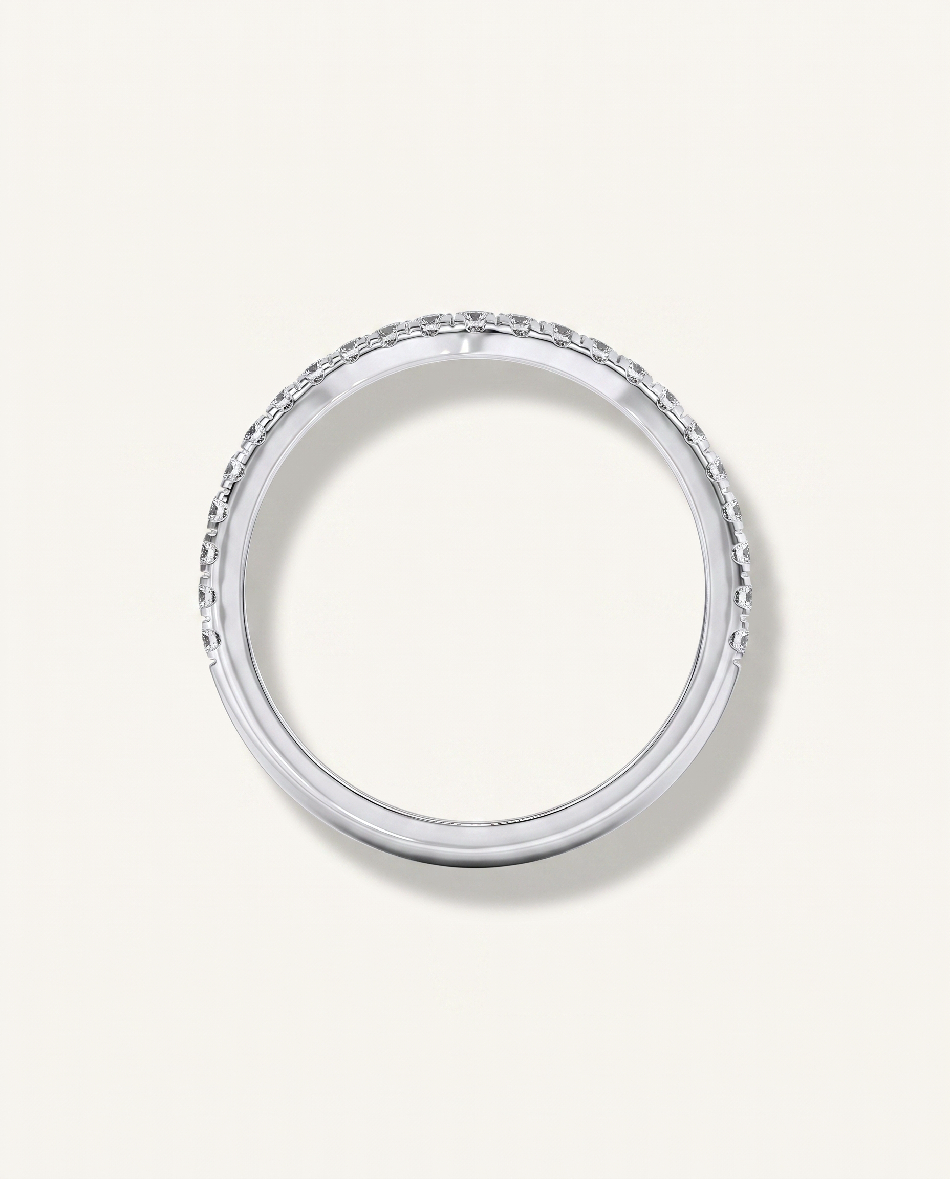 Betsy Petite Curved Pavé Band