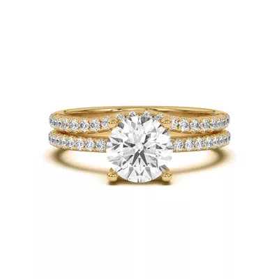 Betsy Petite Curved Pavé Band