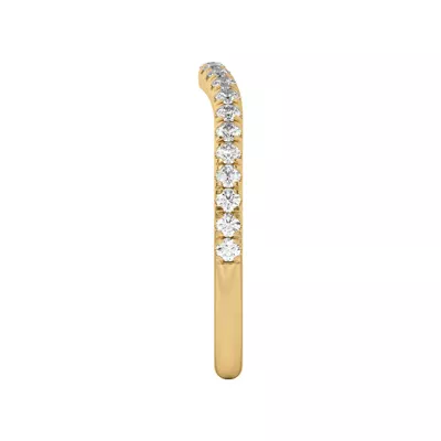 Betsy Petite Curved Pavé Band
