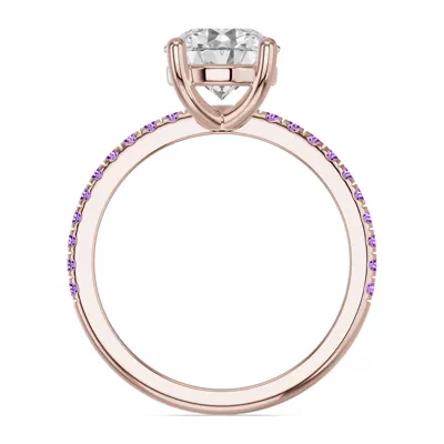 Spectra Amethyst Engagement Ring