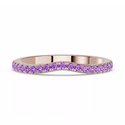 Spectra Amethyst Contoured Band