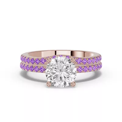 Spectra Amethyst Contoured Band