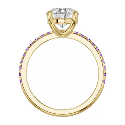 Spectra Amethyst Engagement Ring