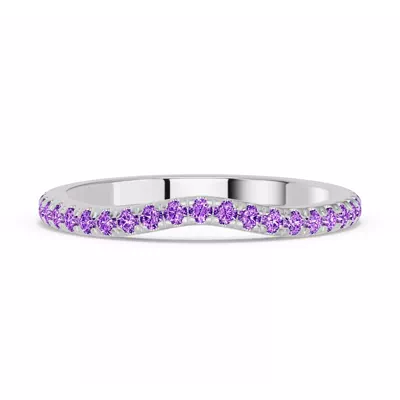Spectra Amethyst Contoured Band