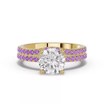 Spectra Amethyst Contoured Band