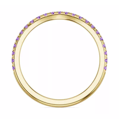 Spectra Amethyst Contoured Band