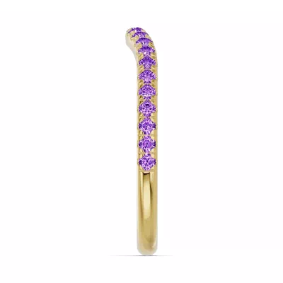 Spectra Amethyst Contoured Band