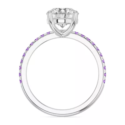 Spectra Amethyst Engagement Ring