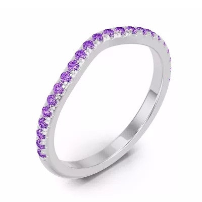 Spectra Amethyst Contoured Band