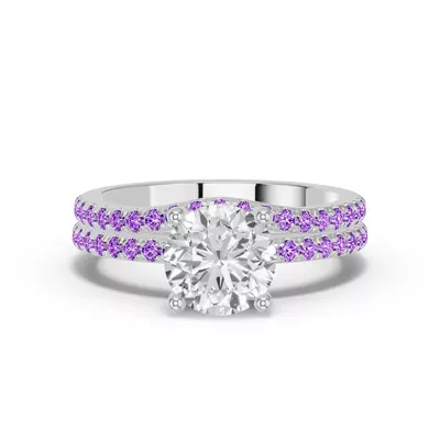 Spectra Amethyst Contoured Band