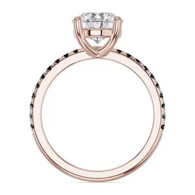 Spectra Black Diamond Engagement Ring