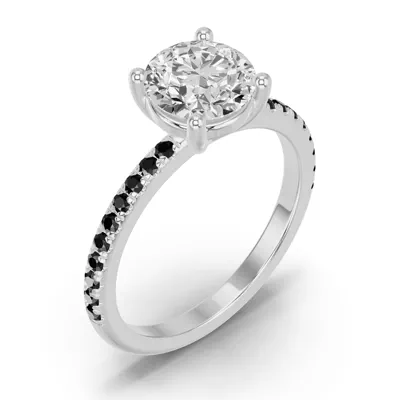 Spectra Black Diamond Engagement Ring