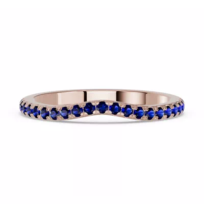 Spectra Sapphire Contoured Band