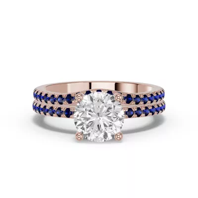 Spectra Sapphire Contoured Band