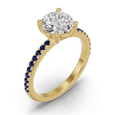 Spectra Sapphire Engagement Ring