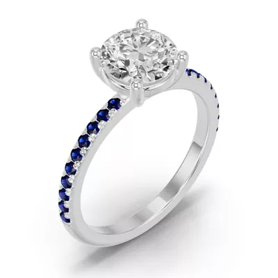Spectra Sapphire Engagement Ring