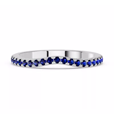 Spectra Sapphire Contoured Band