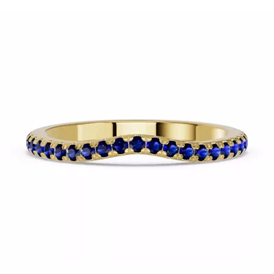 Spectra Sapphire Contoured Band