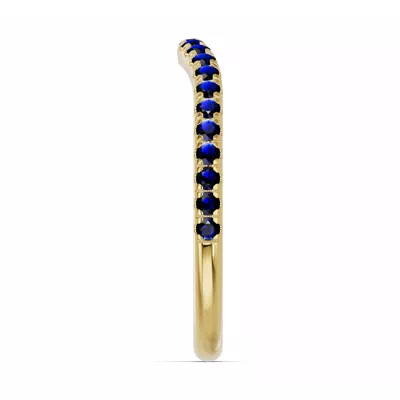 Spectra Sapphire Contoured Band