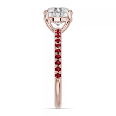 Spectra Garnet Engagement Ring