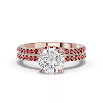 Spectra Garnet Contoured Band
