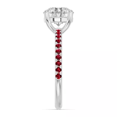 Spectra Garnet Engagement Ring