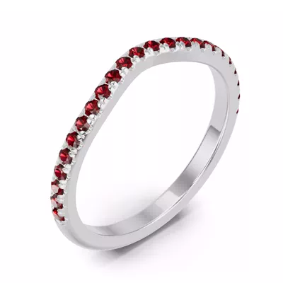 Spectra Garnet Contoured Band