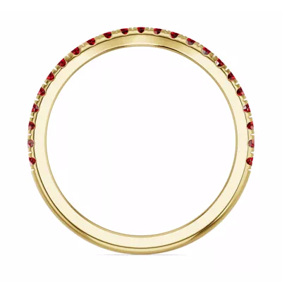 Spectra Garnet Contoured Band