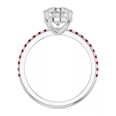 Spectra Garnet Engagement Ring