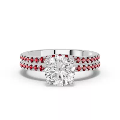 Spectra Garnet Contoured Band