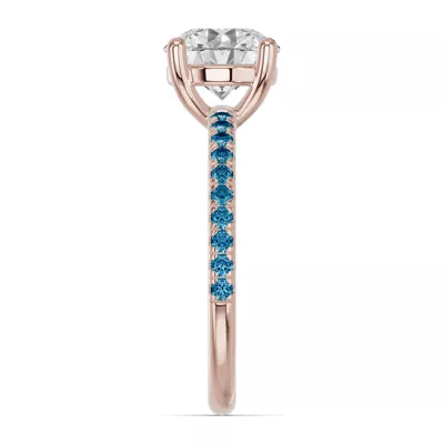 Spectra London Blue Topaz Engagement Ring