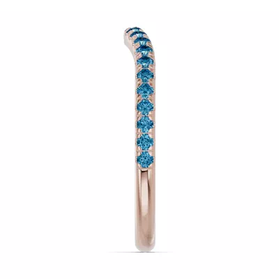 Spectra London Blue Topaz Contoured Band