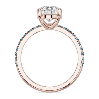Spectra London Blue Topaz Engagement Ring