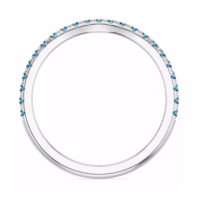 Spectra London Blue Topaz Contoured Band