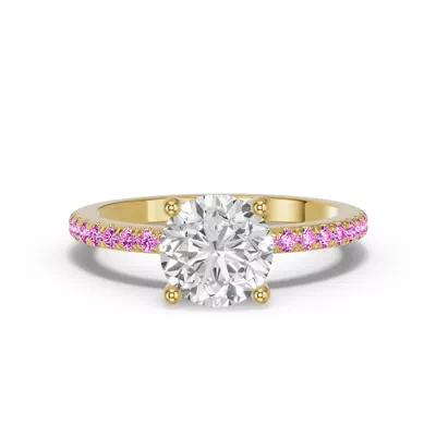 Spectra Pink Sapphire Engagement Ring