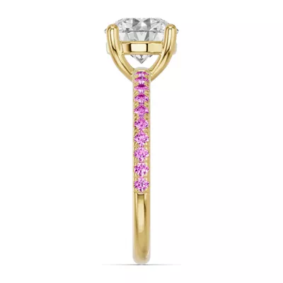 Spectra Pink Sapphire Engagement Ring