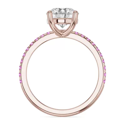 Spectra Pink Sapphire Engagement Ring