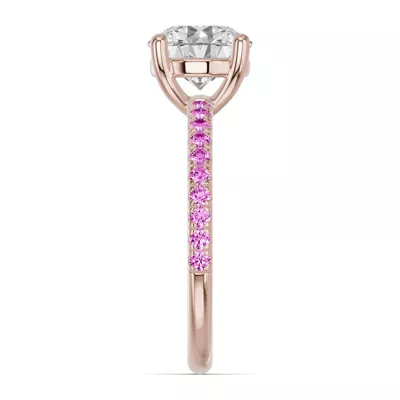 Spectra Pink Sapphire Engagement Ring