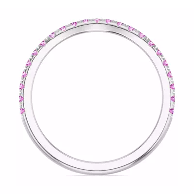 Spectra Pink Sapphire Contoured Band