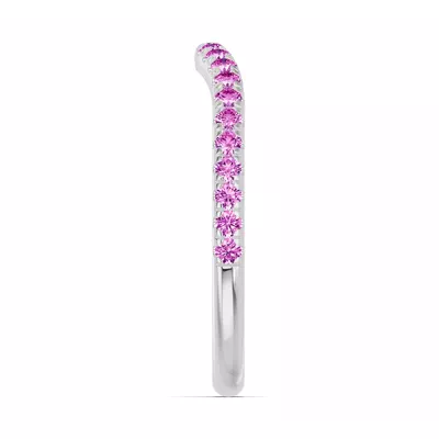 Spectra Pink Sapphire Contoured Band