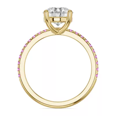 Spectra Pink Sapphire Engagement Ring