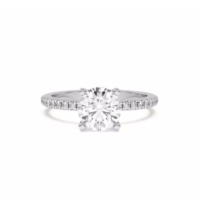 Betsy Petite Pavé Engagement Ring