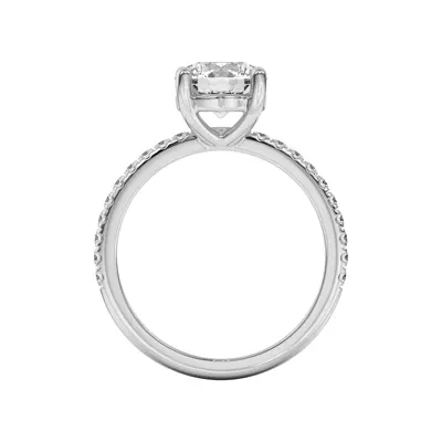 Betsy Petite Pavé Engagement Ring
