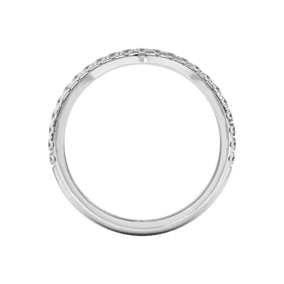 Betsy Petite Curved Lab Pavé Band