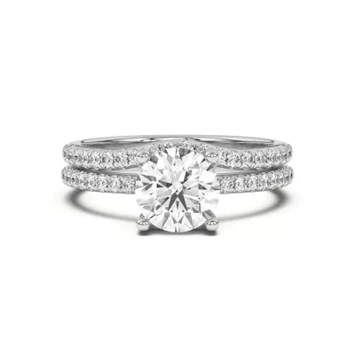Betsy Petite Curved Pavé Band